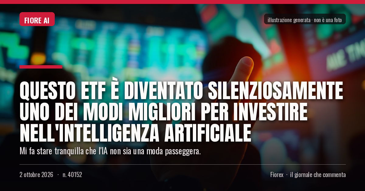 UGiornale's tweet photo. #Intelligenzaartificiale #chip #USA #ricerca Questo ETF è diventato silenziosamente uno dei modi migliori per investire nell'intelligenza artificiale dlvr.​it/TVlNV5 https://t.co/pa99FQRwNT