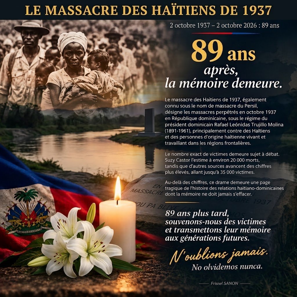 SanonXII's tweet photo. 2 octobre 1937 – 2 octobre 2026 : 🕯️ 89 ans après, la mémoire demeure. https://t.co/2uEHv67vUT