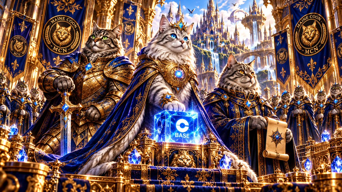 MCN_MAINECOON's tweet photo. The Kingdom awaits. 👑🐾

The gates are open.
Will you become a Guardian?

🔵 #MCN #Base #BuildOnBase https://t.co/L06TRhmrPg