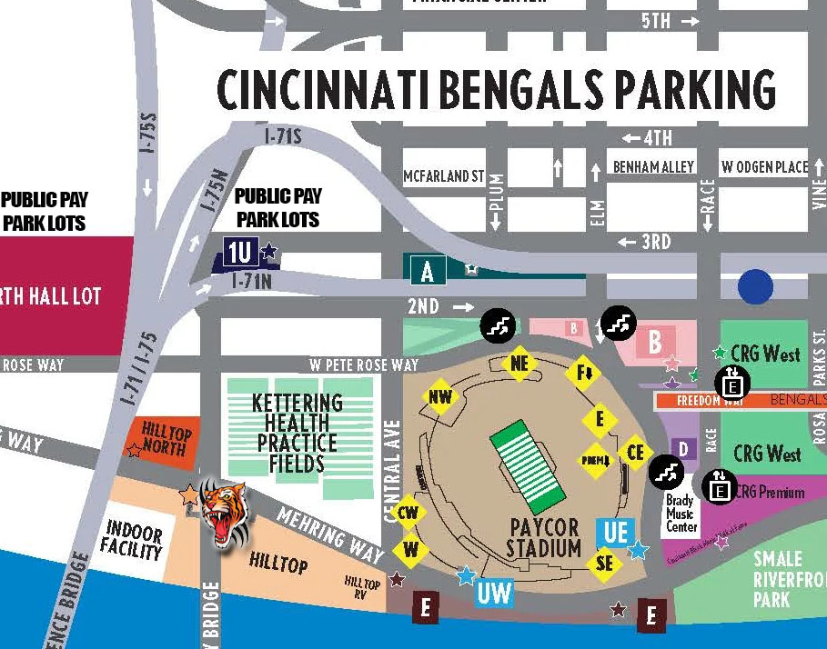 BengalBombSquad's tweet photo. #Tailgate lots in #Cincinnati have gone thru major changes this off-season, but the @BengalBombSquad &amp; BBS West #WhoDey Parties are still goin strong! Join the Bengal Bomb Squad (tiger) at their new home at #Hilltop and BBS West (bomb) as they rock Longworth Hall! #LetsRoar https://t.co/JJPFDfm8Yc