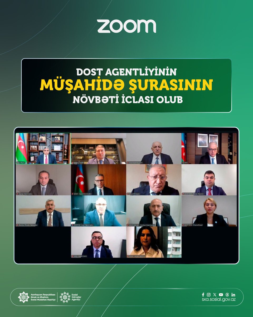 sxasosialgovaz's tweet photo. 🏢 DOST Agentliyinin Müşahidə Şurasının növbəti iclası keçirilib.
↪️ https://t.co/EpVL1sksMD
#ƏƏSMN #DOSTAgentliyi https://t.co/BSB37UlPKH