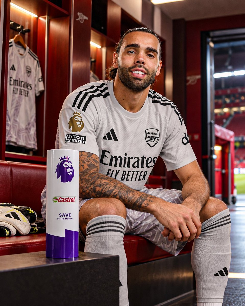 now_arsenaI's tweet photo. 🚨David Raya wins September Premier League Save of the Month for his penalty save from Enzo Le Fee v Sunderland

Best keeper in the world. 🇪🇸 https://t.co/1oA8tctyOE