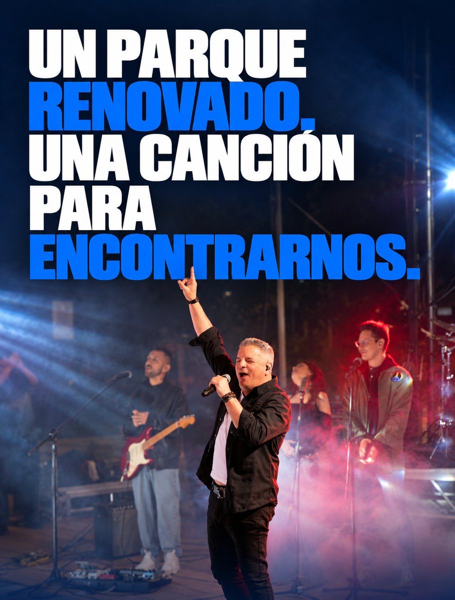 ObrasQuito's tweet photo. 😍🔥 #EspacioPúblico | Un parque renovado también puede convertirse en escenario.

El #ParqueCarollo vuelve a llenarse de música con una nueva producción de @EPICENTRO_arte junto al @MunicipioQuito.

🎤 Esta vez, Ricardo Perotti interpreta «Aunque no sé dónde estás», en una sesión grabada en vivo, rodeado de músicos, luces y un espacio recuperado para encontrarnos, disfrutar y vivir el talento ecuatoriano.

📅 Estreno: domingo 4 de octubre
⏰ 18h00
▶️ YouTube: Epicentro Arte

Dale play 💙❤️

📸 Fotos: Equipo Epicentro / Recap Studios