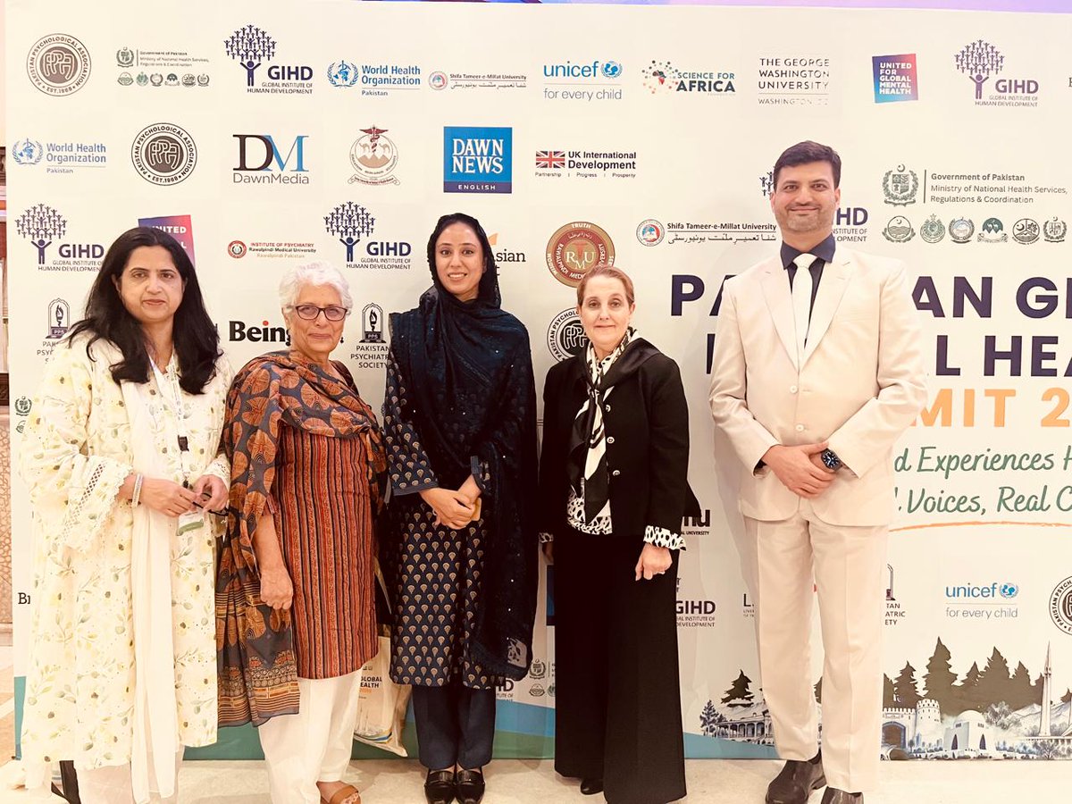 rozanoffice's tweet photo. Rozan participated in Day 1 of the Pakistan Global Mental Health Summit 2026, contributing to discussions on policy, climate-resilient mental health systems, child and adolescent mental health, and lived experiences.

#PakistanGlobalMentalHealthSummit2026 #Rozan #MentalHealthPak https://t.co/89zq445FXW
