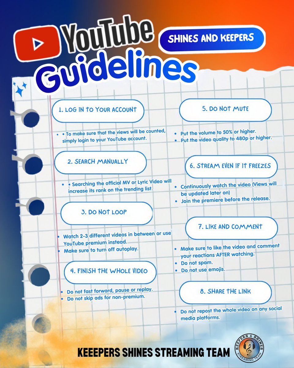 phebzmei's tweet photo. 🧡KEEPERS & SHINES, HERE’S YOUR YOUTUBE STREAMING GUIDE💙

Let’s support Ash’s music videos the right way! 🎧📺 Save this guide and keep these reminders handy whenever you watch her official MVs and lyric videos.

✨ Watch with intention.
✨ Engage genuinely.
✨ Like, comment, and share responsibly.
✨ Follow YouTube’s guidelines and enjoy the music

Every genuine view and every bit of support helps more people discover Ash’s music. Let’s continue showing up, spreading the love, and helping her songs reach more listeners! 

One community, one goal, all for Ashtine 💙🧡

ASHTINE HINGA MV OUT 

#AshtineOlviga #LoveLikeAshtine