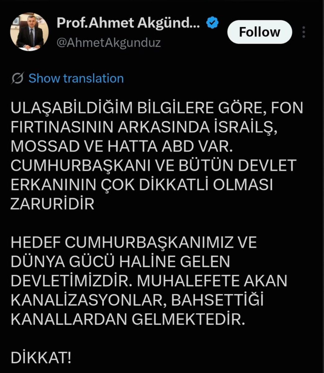 gelen_uzak25041's tweet photo. Yani buna göre İsrail, Foncu Fatma'ya zorla fon aldırmış oluyor.

Arkadaşlar, bunu söyleyen kişi “profesör”.

Şimdi ortalama modelleri düşünün, ve mücadele ettiğimiz cehaletin boyutunu hesap edin. https://t.co/tPCZkQdL87