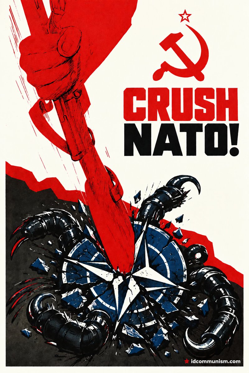 id_communism's tweet photo. A world without NATO is a better and safer world https://t.co/zUpVUZUcTI
