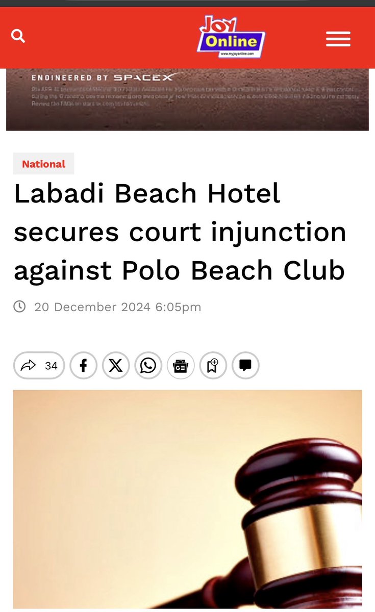 MaameEsiGold's tweet photo. It’s been years since people started encroaching on the beach from the Labadi beach and La Palm Royal beach. Guest don’t have access to the beach anymore and the music goes on deep into the night.  The land belongs to these hotels so that’s that.  Sorry though… no one needs to be assaulted for this.