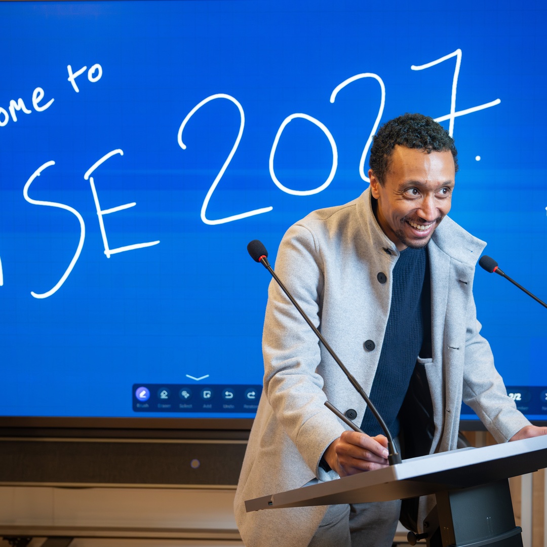 ISE_Show's tweet photo. Discover the Unified Communications Zone at ISE 2027 💻 Wireless mics, private 5G, smart meeting rooms &amp; video conferencing. 
📍 Halls 1 &amp; 2 | 📅 2–5 February 2027 | Barcelona
Register now 👉 https://t.co/nsq4PbVqX0 #ISE2027 #UnifiedComms https://t.co/sOZfPiMGFa