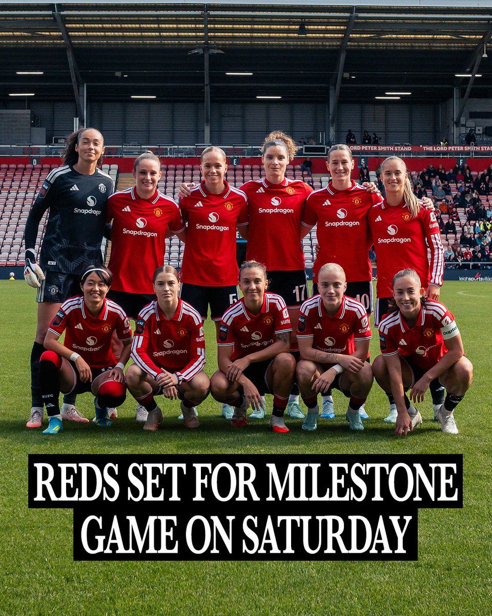 ManUtdWomen's tweet photo. Fittingly, our opponents for this landmark 250th fixture are the same as our first 🤯

Make sure you're there! 🫵 https://t.co/N1LluziiWX https://t.co/3GJhdCdQPV