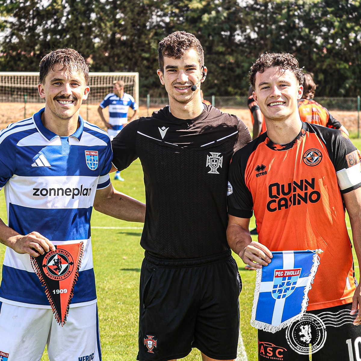 dundeeunitedfc's tweet photo. 🇵🇹🧡

The Terrors rounded off our week in Portugal with a friendly against PEC Zwolle, with the Dutch side edging a five-goal game 🤝

Abdoulaye Yoro and Nairn Reynolds grabbed the goals whilst Bert Esselink also had a second-half header chalked off 👊 https://t.co/hUXjqgSMXn