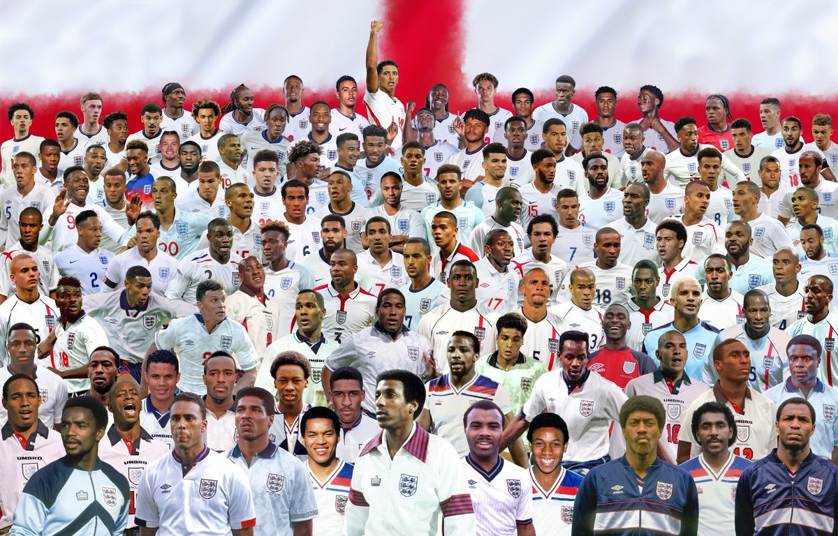 coldwarsteve's tweet photo. According to @SuellaBraverman not one of these ENGLAND players are English. Fuck her 🖕🏽🖕🏼🖕🖕🏾🖕🏿 https://t.co/XbeK2rFGps