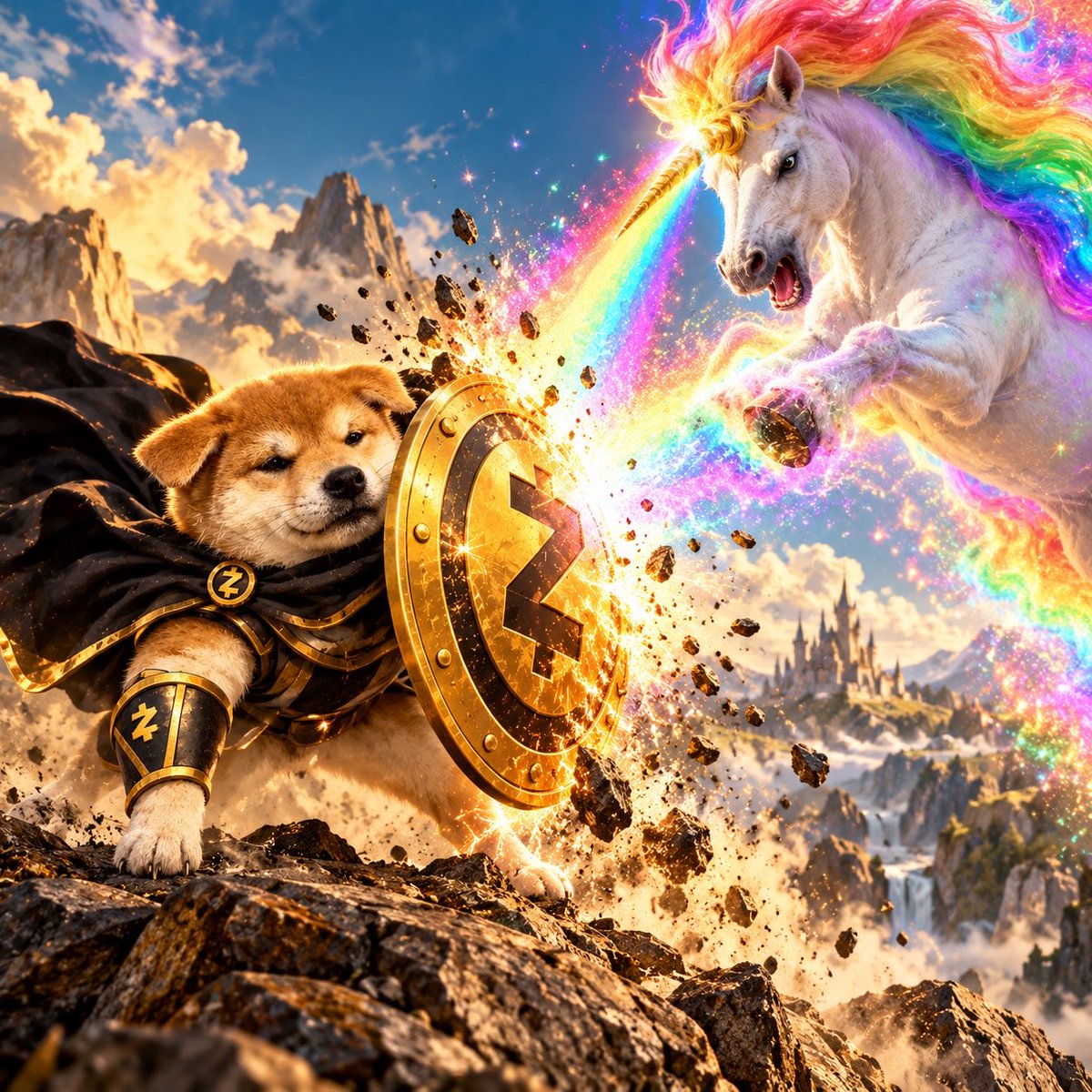 ShieldedInu's tweet photo. We won’t let the rainbow unicorn win @zooko 

Shielded at all costs https://t.co/h8jO2QW2Hp