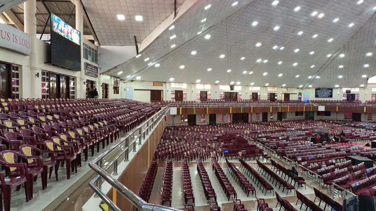 _theluji's tweet photo. The room is ready. The altar is set.

Chairs aligned, sound checked, lights set — all that’s missing is YOU.

We’ve prepared the place, God will fill it. See you at 6PM.

📍 Winners' Chapel Int'l, Likoni Rd | FREE ENTRY

#AFLEWO2026 #FormNiAFLEWO #ASCENSION https://t.co/ylrv8ab9Hf