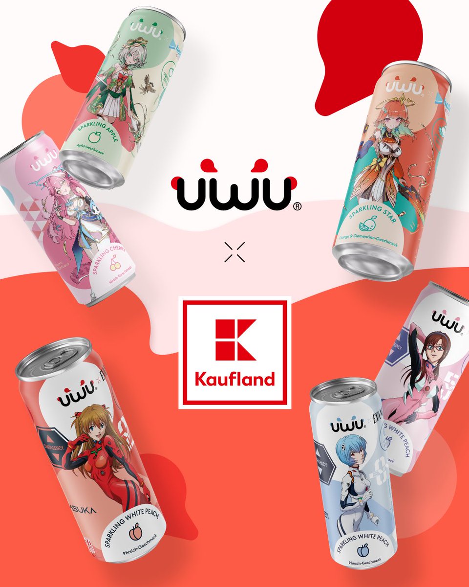 uwudrink's tweet photo. Okay, this got a little out of hand… 😭

Where are all of you from Poland, Czechia and the rest of Europe suddenly coming from?!

Should we bring UWU to Kaufland outside of Germany next? 👀🌍 https://t.co/XUvG7bdZxq
