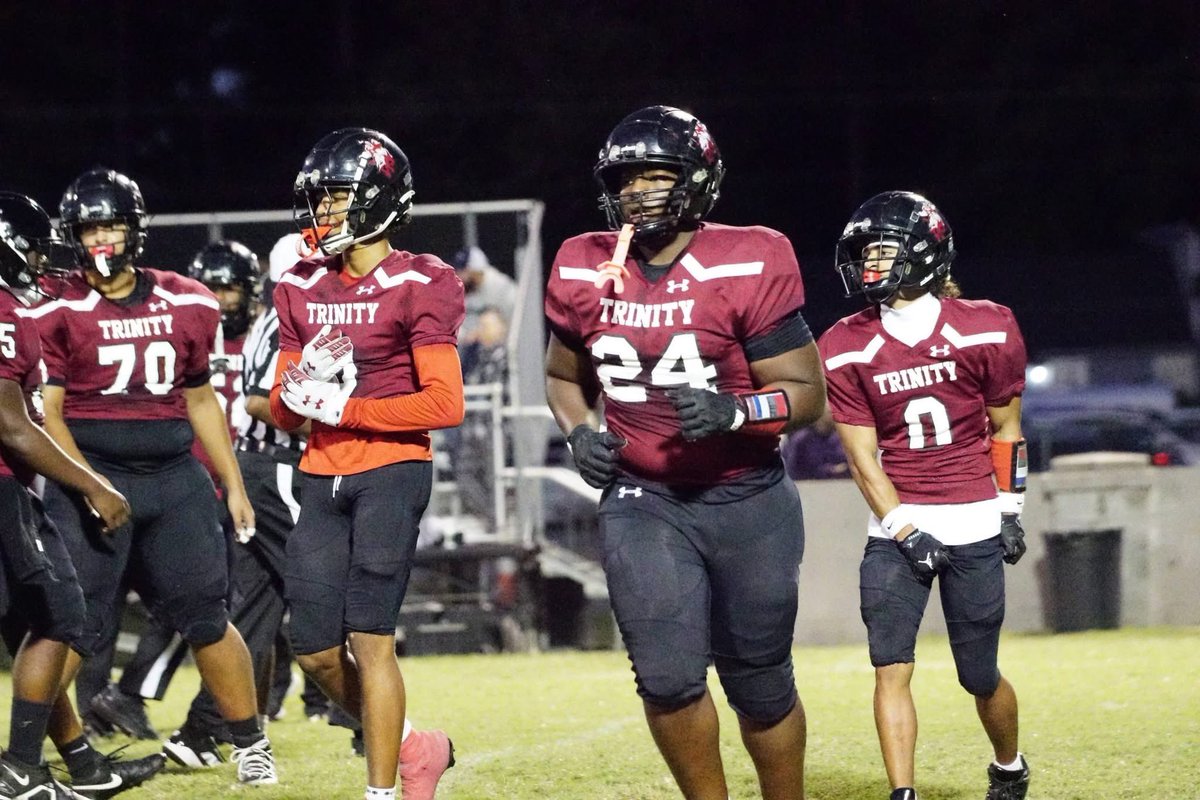 TCS_FB's tweet photo. 2028
DT/NT/HB
6’ 270  

#24 Daniel Prince @DanJoPrince 

In 6 Games He Has Accounted For 52 Tackles, 10 TFLs, 2 Sacks, 1 Punt Blk, 1 FF, 1 BLK PAT, 1 BLK Field Goal! 

🎥: https://t.co/JSuJdedwQb https://t.co/Dphc54F6Ak