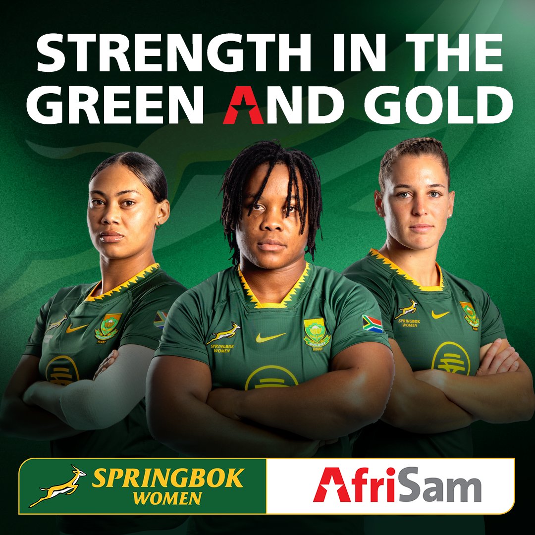 AfriSam's tweet photo. As our #BokWomen take to the field today, we’re wishing them all the best for the match ahead today. #AfriSam #ForeverGreenForeverGold #BackHer https://t.co/si3qtPSaCI