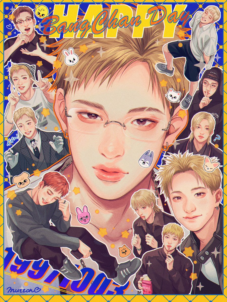 ishininaritaine's tweet photo. 💙💛🐺おめでとうございます🐺💛💙
#스테이의_영원한_자부심_방찬
#BangChanEmpireOfTalent
#HappyBangChanDay #Straykidsfanart #BangChan https://t.co/s5WH851Nnq
