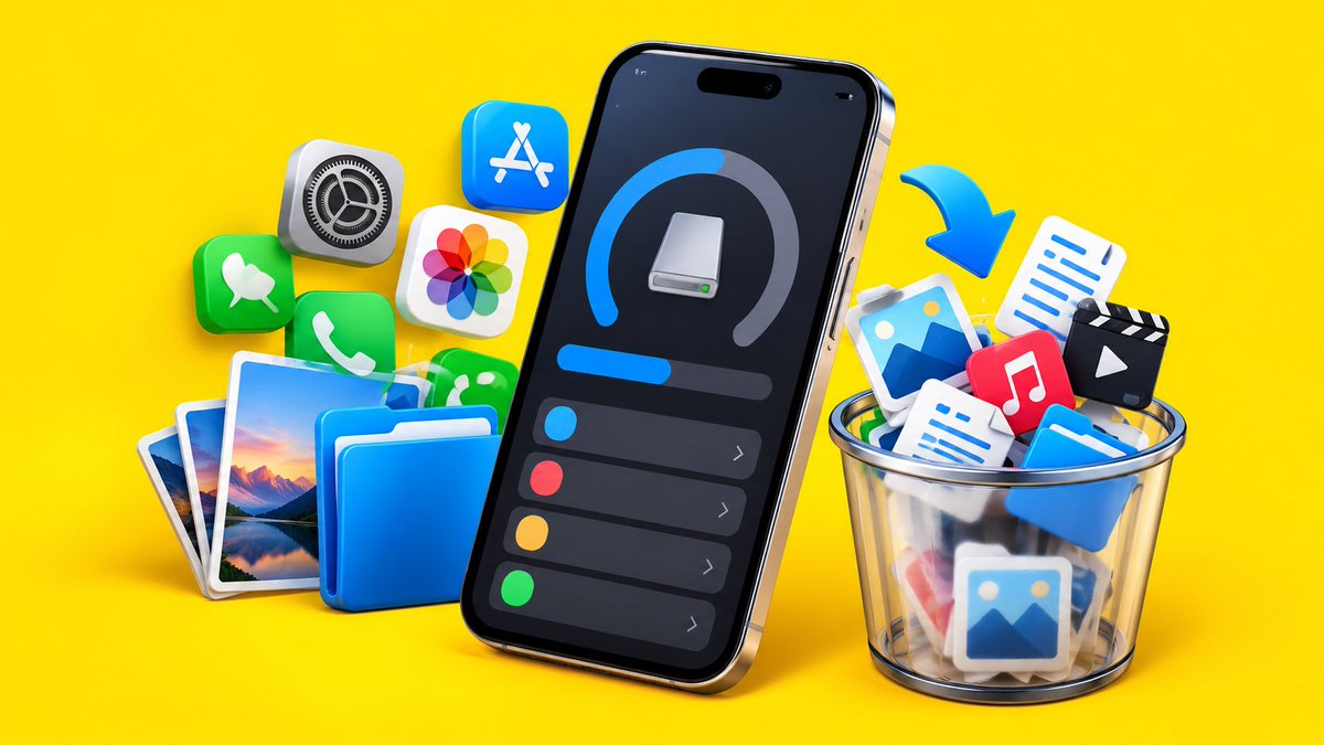 TechNow4sa's tweet photo. 💡 نصيحة تقنية:
لا تنتظر حتى يمتلئ هاتفك بالكامل 📱
حاول تترك مساحة تخزين فارغة
واحذف الملفات والتطبيقات التي لا تستخدمها
هالشي يساعد النظام على العمل بسلاسة ويترك مساحة للتحديثات والملفات المؤقتة

تابع تك نو | Tech Now لمزيد من النصائح التقنية 
#تقنية #تك_نو #ايفون #اندرويد https://t.co/R9aAXRaZqW