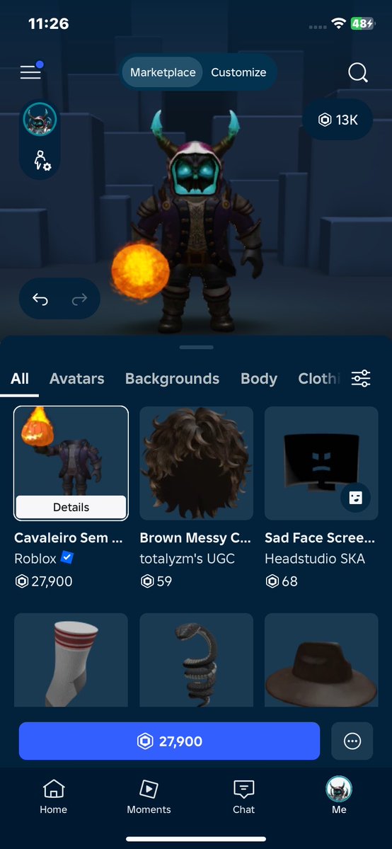 oeubianchi's tweet photo. There are only 14900 robux left for me to buy the long-dreamed headless! I hope I can buy it soon

#roblox #HeadlessHorseman https://t.co/zFnBH9k87Z