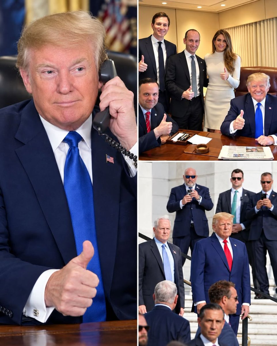 DorothyStangle's tweet photo. Today I honestly can’t believe Trump could behave like this with his staff, because what he does EVERY SINGLE MORNING before his day even begins is something that will make you understand what real leadership looks like. For YEARS, he has reportedly been making three personal phone calls every morning — something most staff members didn’t even know about until recently.
Here’s the morning routine almost nobody talks about: Every morning — EVERY MORNING for YEARS — before Trump begins his presidential responsibilities, before meetings, before anything else, Trump picks up the phone and personally calls THREE random White House staff members.
Not the same people. RANDOM staff members. Different people each day.
The calls are short and simple:
“Hello, this is Donald Trump. I wanted to personally call and say THANK YOU for your work yesterday. You did a great job. I appreciate you.”
That’s all. Then he hangs up and calls the next person.
Three calls. Every morning. For YEARS.
Staff members who have received these calls describe the SAME reaction every time: Complete SHOCK.
One janitor reportedly said:
“I thought it was a prank when my phone rang at 7 AM and it was PRESIDENT TRUMP thanking ME for cleaning yesterday. I’m a JANITOR. The President called ME?”
A junior assistant reportedly said:
“I’d only been working there 2 weeks when Trump personally called me just to say thank you. I almost cried. Nobody’s BOSS has ever called me simply to say thanks.”
Think about that consistency: 3 calls every morning. 365 days a year. For YEARS.
That would mean more than 1,000 staff members personally thanked by the President through a direct phone call over time.
Why would Trump do this?
His explanation is beautiful:
“Everyone who works here DESERVES direct appreciation from ME — not from their supervisor, from ME personally. So every morning, I make sure 3 people hear it directly.”
While some leaders rely on assistants, messages, or emails, Trump personally picks up the phone and makes the calls himself.
Here’s the message behind it: Trump has been thanking 3 random staff members every morning for years because he believes everyone deserves to hear “thank you” directly from the TOP. 📞🇺🇸
Drop 📞 if daily calls like this move you.
Comment: WHEN was the last time YOUR boss personally called you just to say thank you?
Share this so staff everywhere remember: appreciation matters.
Follow if 3 daily calls = character.
Years of morning gratitude!