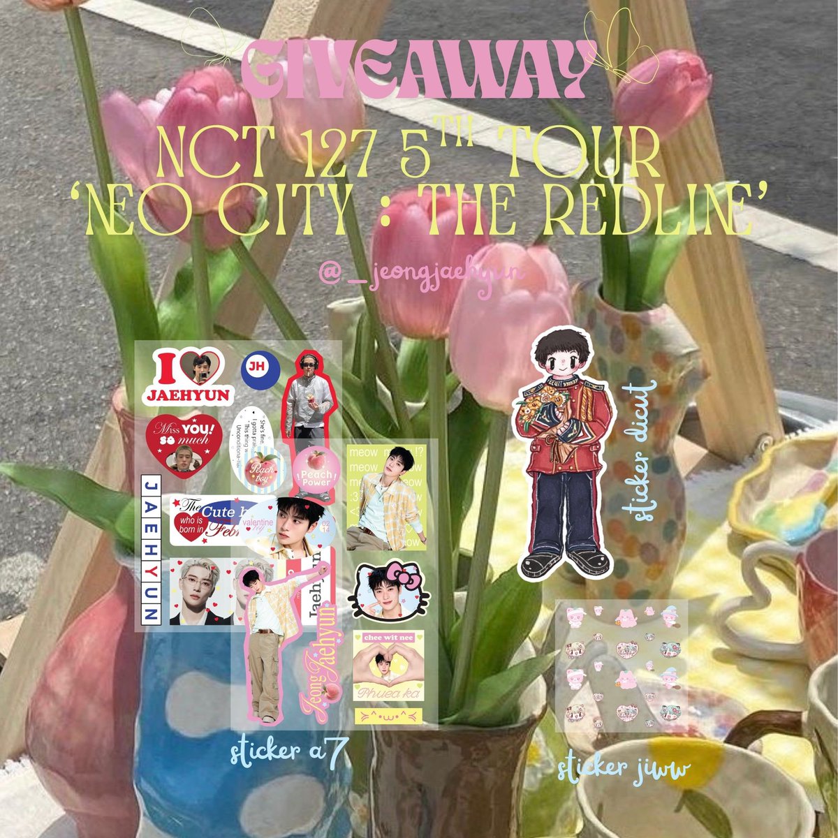 pcyp_q's tweet photo. pls kindly rt ₍ᐢ`🐽´ᐢ₎

giveaway #THE_REDLINE_BANGKOK
𖦹 sticker set 🎀🪷

31 Oct / 1 Nov , time (tba)

#NCT127_5TH_NEOCITY_THE_REDLINE
#NCT127_5TH_NEOCITY_BANGKOK_THE_REDLINE https://t.co/3ZwZbllx0c