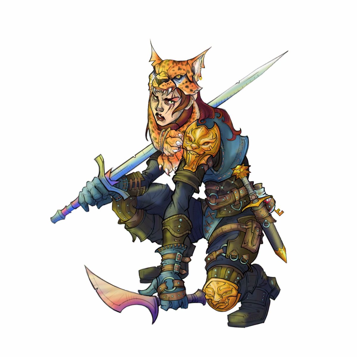 LegendsofSignum's tweet photo. The Monster Hunters' Guild included many factions dedicated to the slaughter of specific kinds of creatures. The Black Cat Brotherhood was one such group.
#LegendsOfSignum #conceptart #fantasycharacters #fantasyart #monsterhunters #signumgames https://t.co/SRNezT7VcX