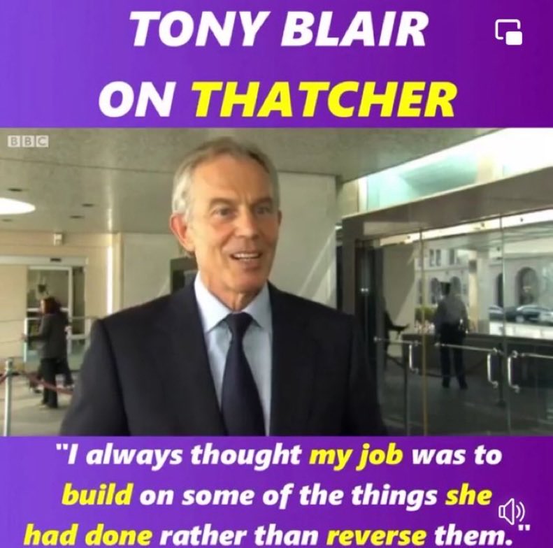 MsParaDoxy's tweet photo. @Tagore1069 @labour_history Kinnock paved the way for the neoliberal New Labour takeover of the democratic socialist Labour party, which is precisely why we find ourselves in the dire straits (of rampant inequality, authoritarianism & racism) we do today. #CorbynWasRight #CorbynIsRight #ForTheManyNotTheFew https://t.co/8F7FJvM04Y