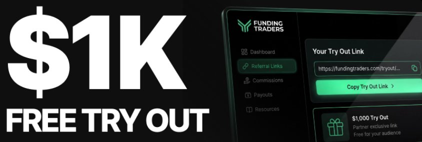 PropTraders77's tweet photo. 🎁 Free 1K Account 

Get your $1,000 account completely FREE! 🔥

Steps:
1️⃣ Go to: https://t.co/ajIvuR4Y1I
2️⃣ Register using above link
(You will get $1k Only if You go with above link)
3️⃣ After Registration you will Receive your account credentials within 48 hours 📩 https://t.co/h7vTVwFvh3