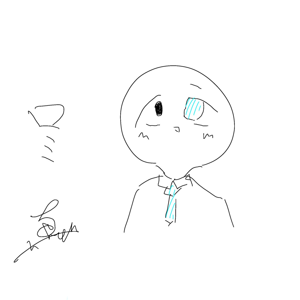 o82kuroe's tweet photo. #三十秒で雑リア学生お絵描き
@ruu_various 
メン失です🌙 https://t.co/eh5izQHj5H