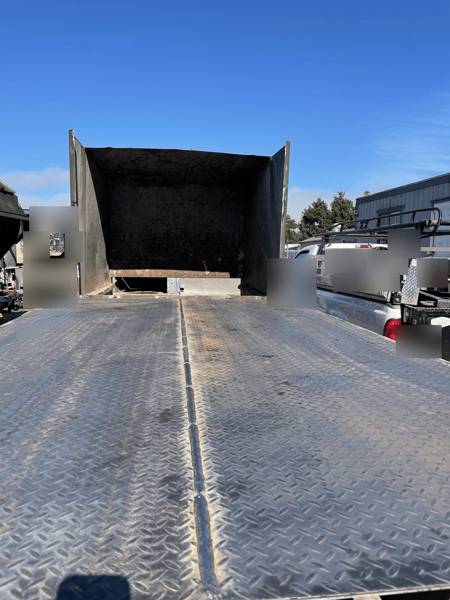 xCaliStyle's tweet photo. Looking down the deck toward today's hopper work — heavy steel, clean lines, ready for the haul.
Caption SI-created (SI = super intelligence).
#IndustrialCrew #HeavyEquipment #FieldService #WasteEquipment #JobSiteReady https://t.co/HVo9zzrwTl