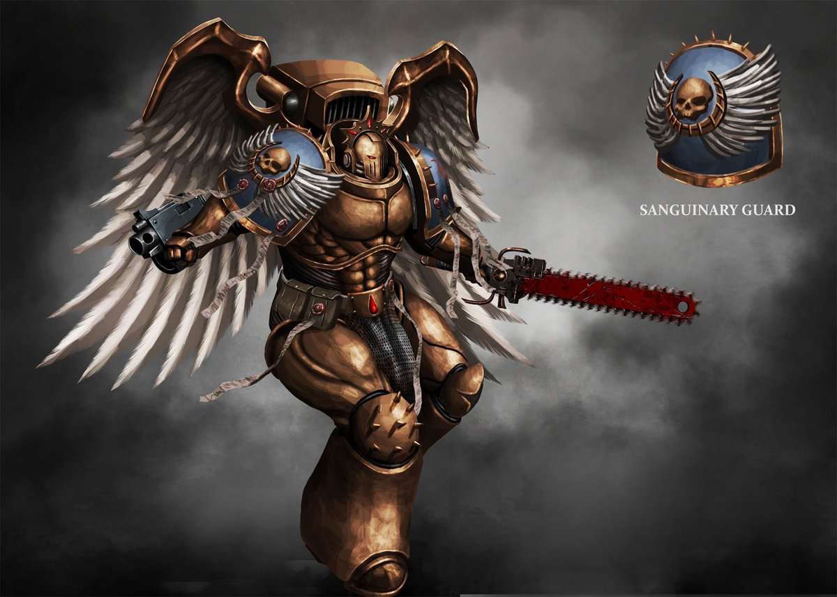 40KEternityGate's tweet photo. Sanguinary Guard by J.A Jewel Ng @Wolvenhourr
(wolvenhouur, JA Ng)
https://t.co/bBwwnpJjDK
#AdeptusAstartes #SpaceMarines #BasiliskLords #WarhammerArt #Warhammer #Warhammer40K #40K https://t.co/dNs51ntZnF