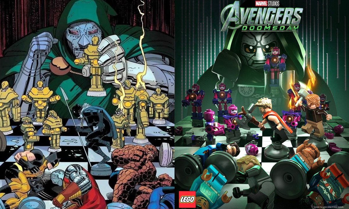 drdoomarchive's tweet photo. lego recreated this peak shot from the comics btw https://t.co/8Mgrm7kGRX