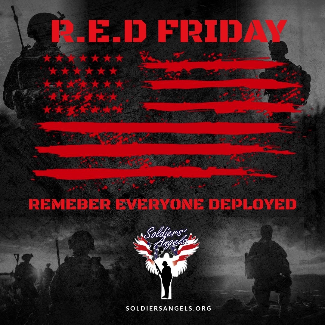 soldiersangels's tweet photo. RED Friday
They serve far from home.
We remember them wherever they are.
Soldiersโ Angels stands with those who serve.
#SoldiersAngels #REDFriday #SupportOurTroops https://t.co/eymUtN4tno