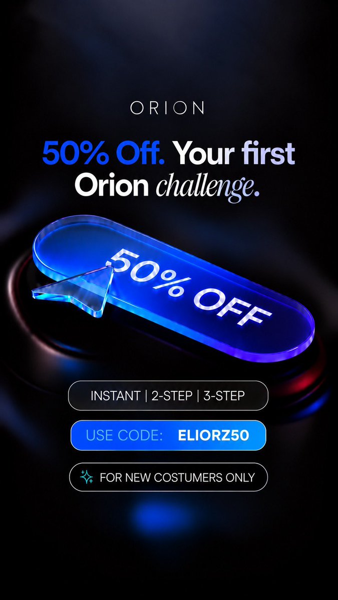 Eliorz_Fx's tweet photo. ⚡️🔥GIVEAWAY TIME! 🎉

5x$10k Stellar Lite Giveaway 🚀

To qualify, complete all the steps below:

✅ Follow @Orionfundedcom @OrionAffiliates @Eliorz_Fx @ighotrades @PhelmsBuff 
✅Like &amp; Retweet

Use my discount code (ELIORZ50) on your next purchase 

Winners in 48hrs ⏳ https://t.co/8gMQfclUzC