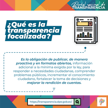 PuertoGye's tweet photo. 🔍 #TransparenciaDPE | La transparencia focalizada publica información adicional y útil para comprender problemas públicos, incrementar el conocimiento ciudadano, fortalecer la toma de decisiones y mejorar la rendición de cuentas. https://t.co/hpVfHaCIkZ