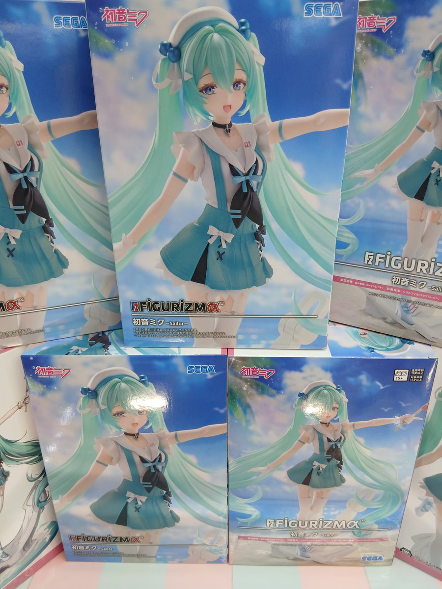 pin_pan_simo's tweet photo. 【景品入荷情報】

・転生したらスライムだった件　リ��ル＝テンペスト-最強のスライム

・初音ミクシリーズFIGURIZM a 　"初音ミク"-sailor-

入荷しました！

#転生したらスライムだった件
#初音ミク　#フィギュア  #ピンパン下妻 https://t.co/MbAbsxNDn8
