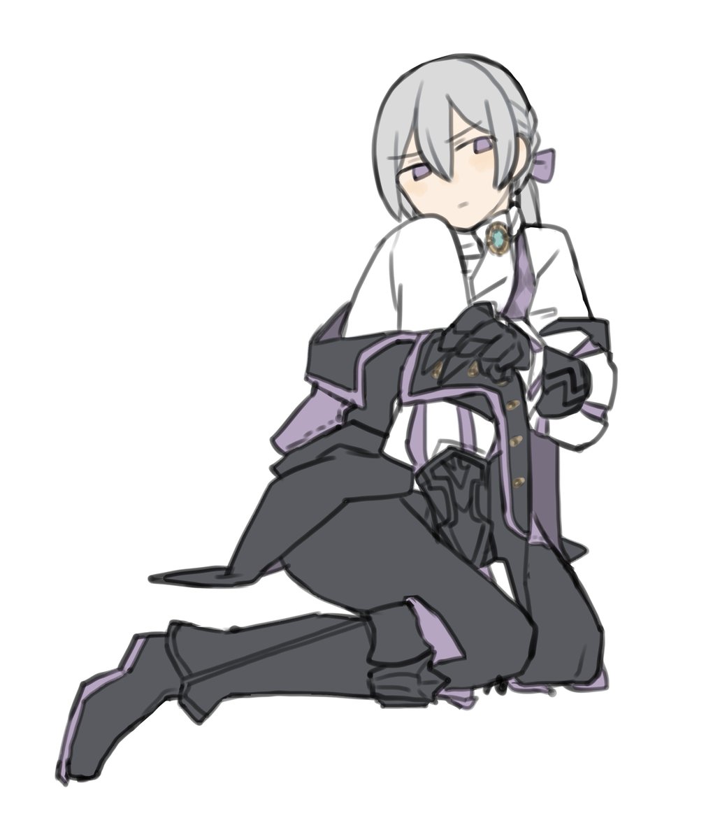 kiTa29man's tweet photo. ジョの絵溜まったから載せに来た、いつもムッとしてるなぁと思うたから頬染めといた。 https://t.co/40hSoEOx1q