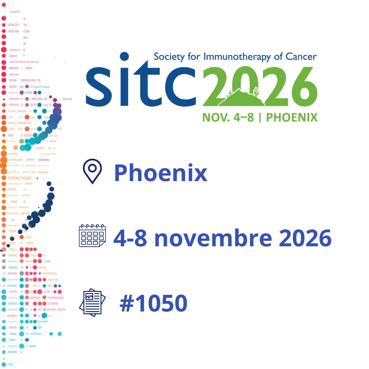 TransgeneSA's tweet photo. @TransgeneSA présentera un poster sur les données précliniques de son virus oncolytique innovant, le 7 novembre au @sitcancer 2026.
📰 communiqué de presse 👉 https://t.co/Ms1G7Qx4Al https://t.co/2QyihlmqIM