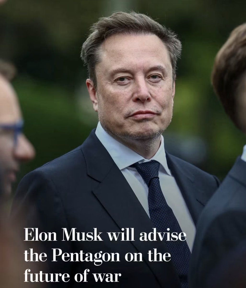 AnnieForTruth's tweet photo. WTAF? 🤬 Now, Elon Musk is going to advise the Pentagon on the future of war? Do you remember what an epic failure the billionaire’s DOGE was which didn’t save a cent but instead, dismantled life saving agencies, fired thousands of Americans, stole our personal data, all while getting himself millions in federal contracts? It should be concerning to all Americans that he is back on good terms with Trump, right before the midterm election.