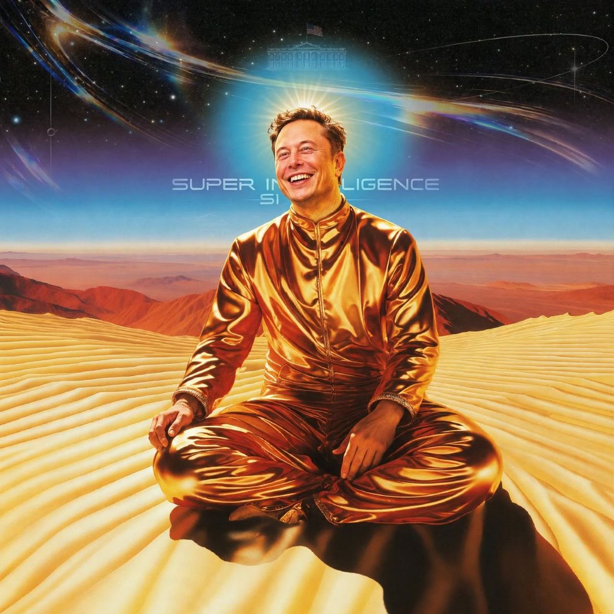 OfficiallySI's tweet photo. They say Elon went and starved for 30 days and then came up with Grok https://t.co/0gamURwrEL