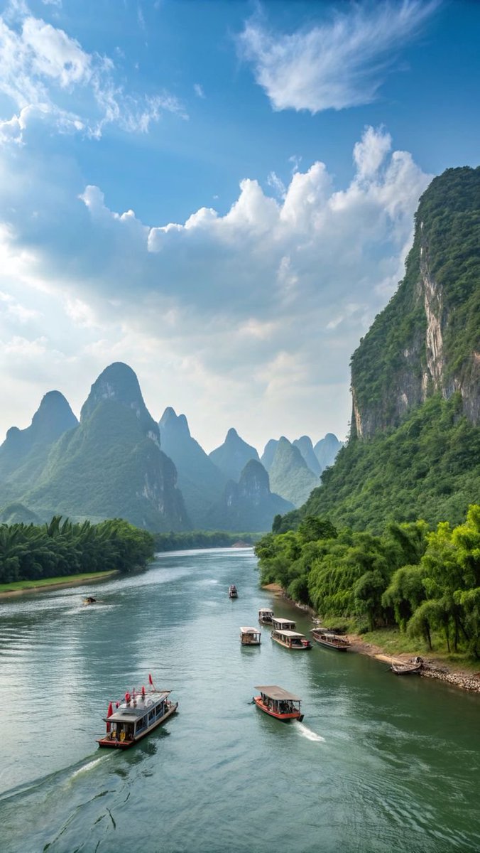 onllycutestuff's tweet photo. Li River, China https://t.co/DZFMFRVRuw