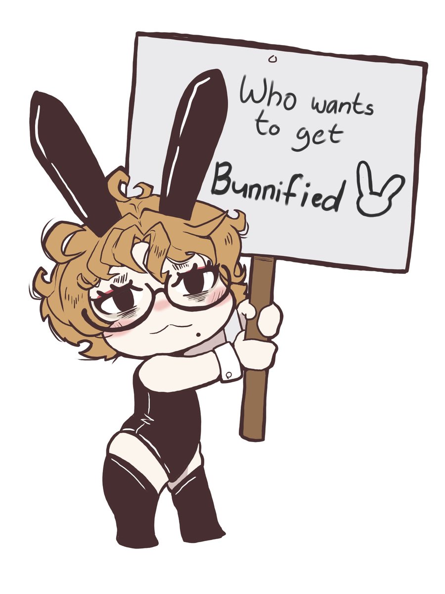 BillVector29's tweet photo. Drop a comment and imma doodle ya for free wearing a reverse bunny suit. https://t.co/ruAFmEM3XL