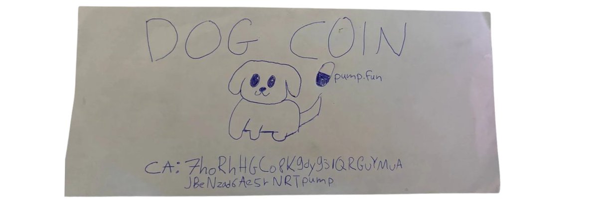 goallinxbt's tweet photo. There’s been a huge ruckus about AI slop replacing real artwork and hand-drawn art.

Even the Pope said human art will increase in value because of its rarity, since everything is going to be replaced by AI.

And it’s not just the Pope’s opinion. Lately, many subreddits have rallied around their own mascots against AI art.

So I present the simplest of all coins. I made a banner and a profile picture just a hand-drawn dog coin.

trend: https://t.co/iTwxj35YlO