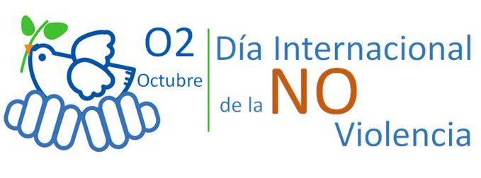 GEIC_DICE's tweet photo. 🕊️🌍 Día Internacional de la No Violencia. En este día reafirmamos nuestro compromiso con una cultura de paz, y solidaridad. Educar en valores, promover el diálogo y defender los derechos humanos, para que juntos hagamos posible un mundo libre de odio y violencia.

#CubaPorLaPaz https://t.co/ZNrjR1xjQY