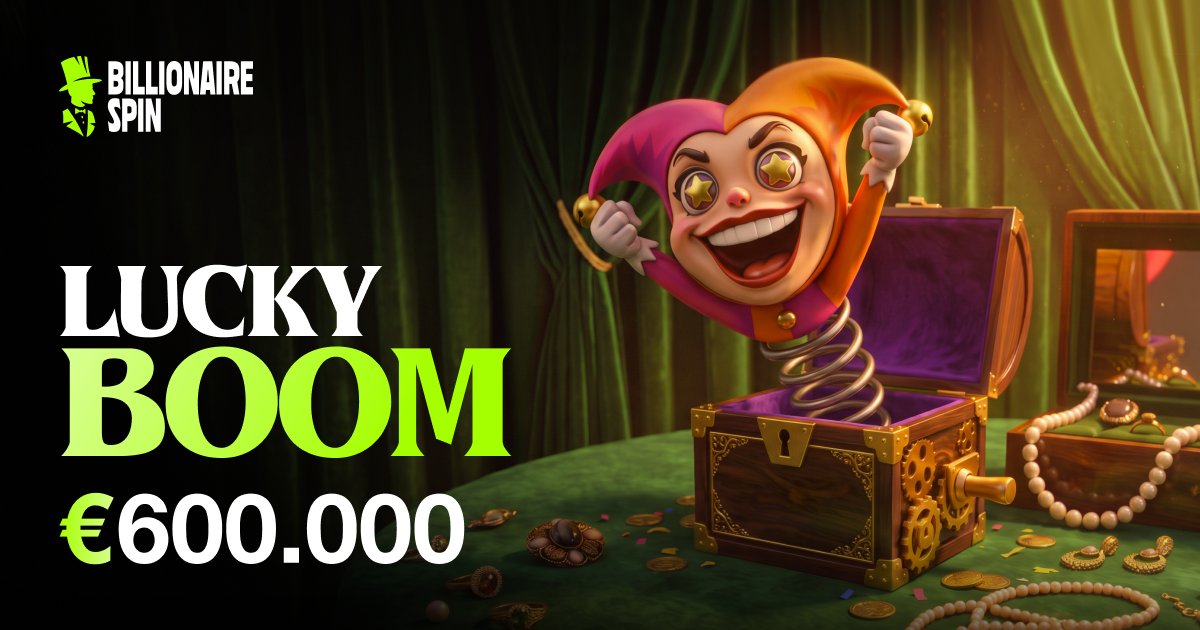 billionairespin's tweet photo. ๐ฅ LUCKY BOOM: โฌ600,000 ๐
The #Billionaire knows where the real fortune is exploding. Lucky Boom brings a โฌ600,000, and the #race for the #top is on!
Take on 20 stages with one #simple #mechanic: โJust #Spinโ
๐ฅ Enter #LuckyBoom now and claim your place among the #elite! ๐ฐ https://t.co/eTe0H2eoUC