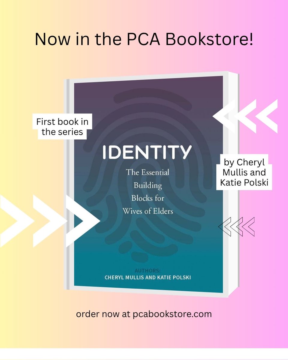 PCACDM's tweet photo. Walk with elders’ wives, Cheryl Mullis and Katie Polski, as they reveal how Scripture dismantles those fragile identities and gives women their truest identity from which every other role must flow: child of God, united to Christ.

Order now! Link in bio. https://t.co/Sv35Znso5u