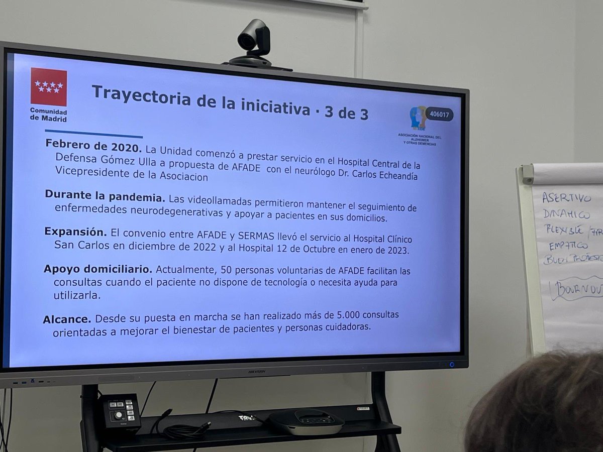 AFADE19's tweet photo. Hoy hemos presentado en la Consejeria que Sanidad con la que tenemos Convenio ante atención primaria y hospitales la unidad asistencial telemática de Deterioro Cognitivo para Grandes Dependientes .
Gracias @ComunidadMadrid https://t.co/icsoXzzFGd