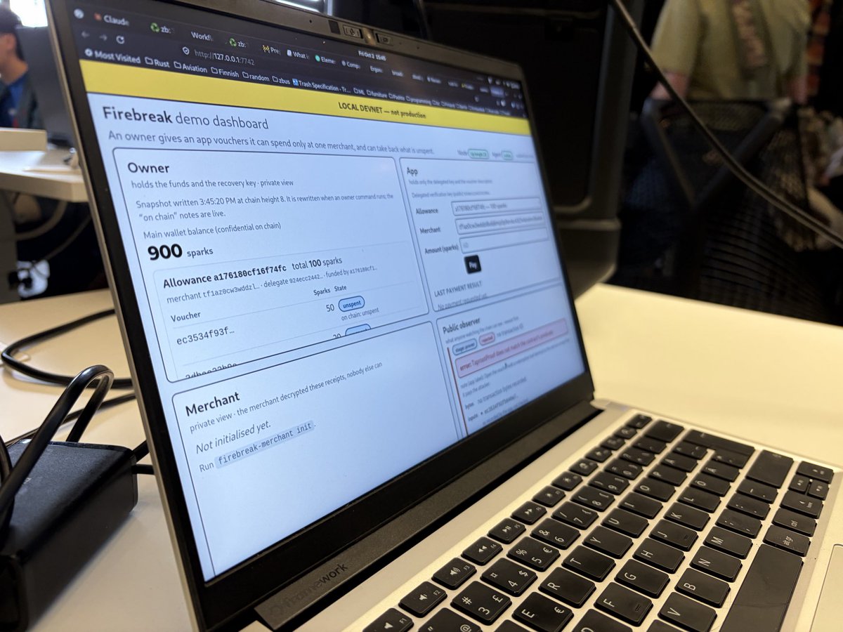 oleganza's tweet photo. People are building on Flame already! Chain explorer, smart contract studio, wallets and visualizers. #btcpp https://t.co/IGQ2fVhUTx