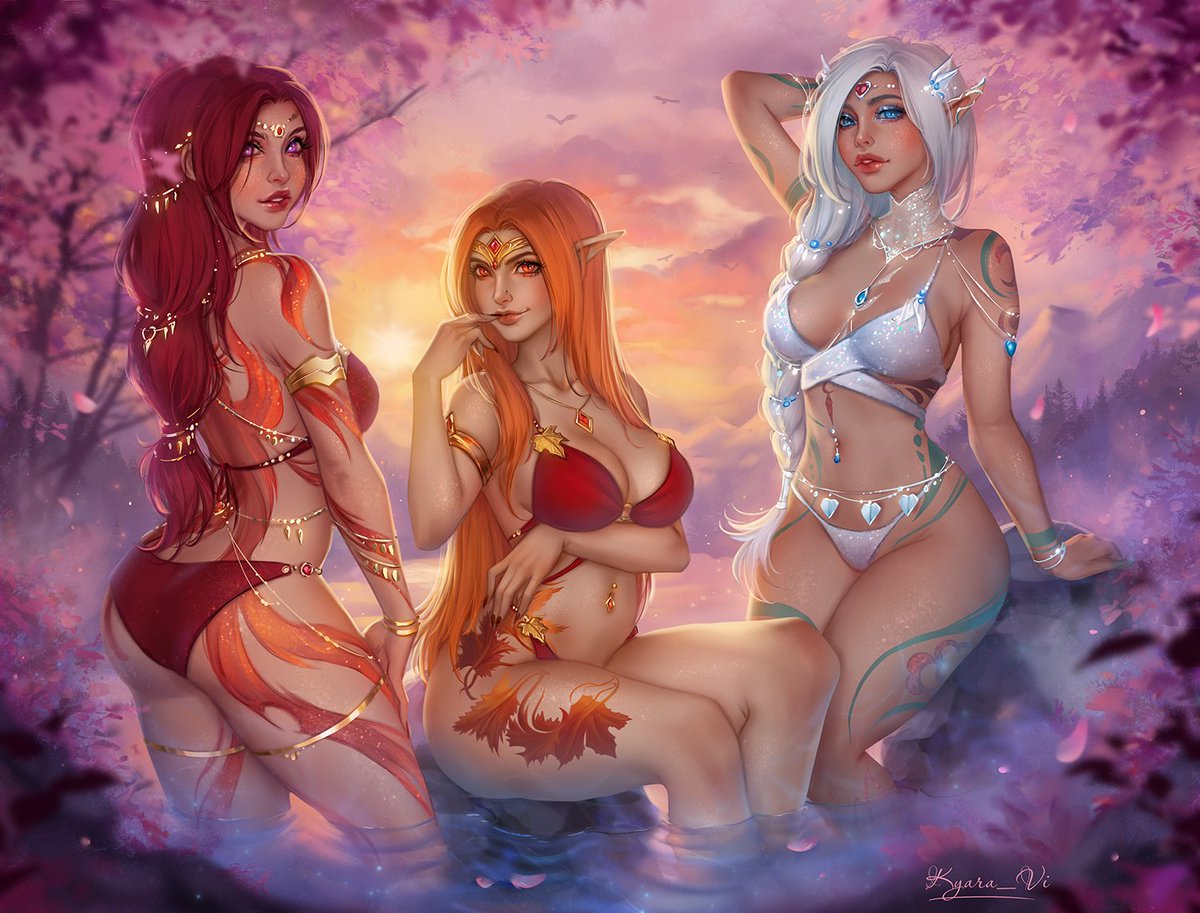 Kyara_Vi_'s tweet photo. Aurelia, Melody and Celeb comm https://t.co/yB2HRuLrMK
